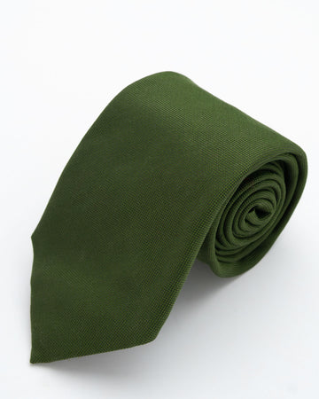 CORBATA VERDE PETROLEO SOLIDO LABRADO