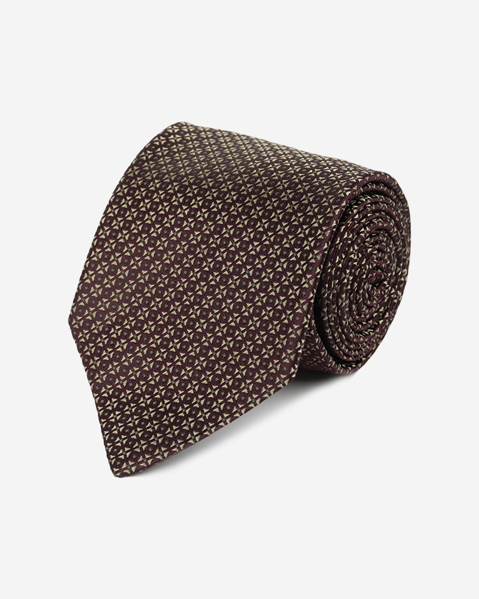 Red Background Tie