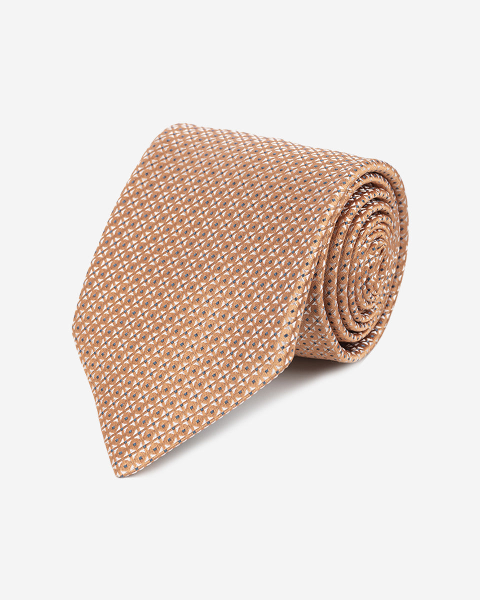Red Background Tie