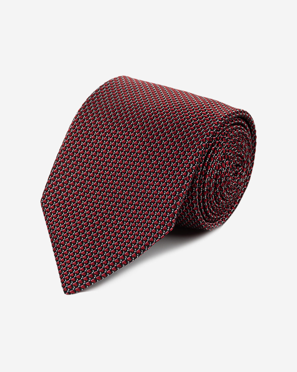 Red Background Tie