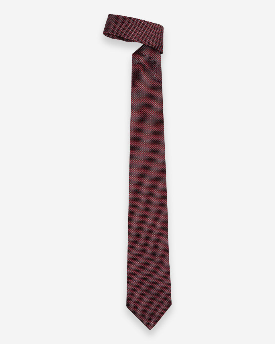 Red Background Tie