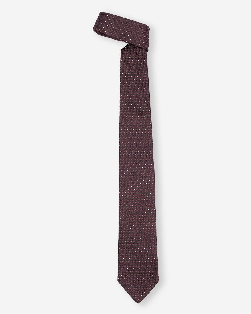 Red Background Tie