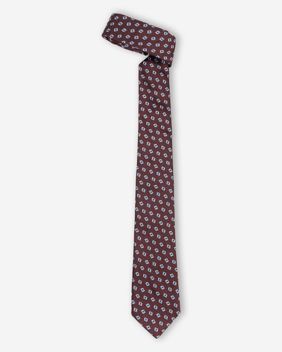 Red Background Tie