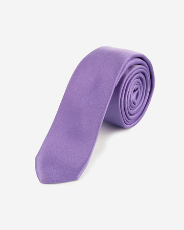 Corbata Hombre Slim de Color Lila