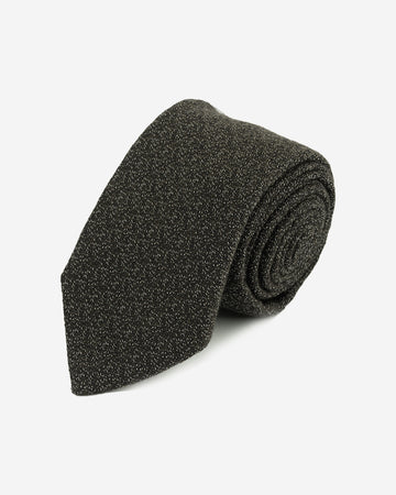 Corbata Hombre Negra con Diseño Texturizado