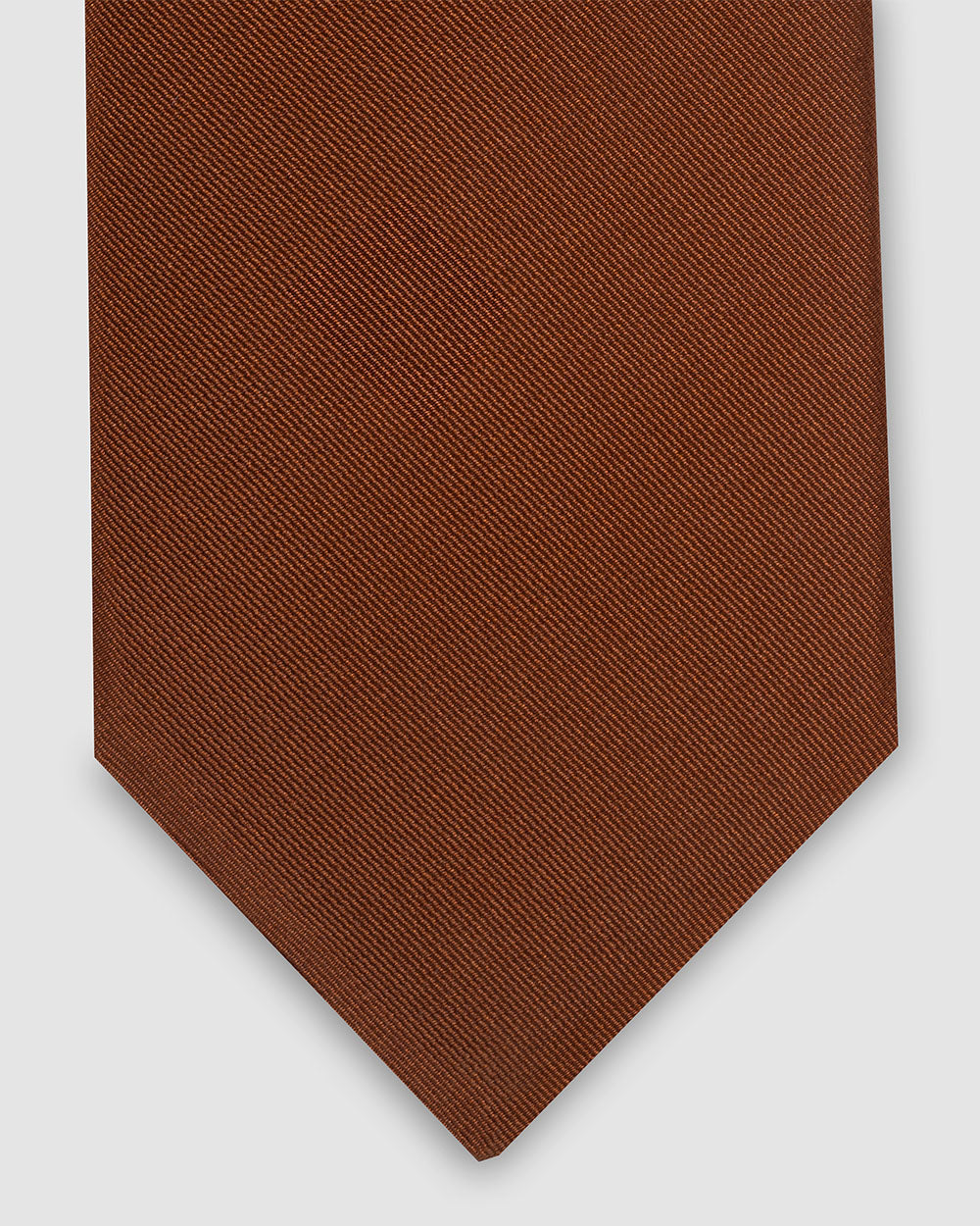 Corbata Marron Solido