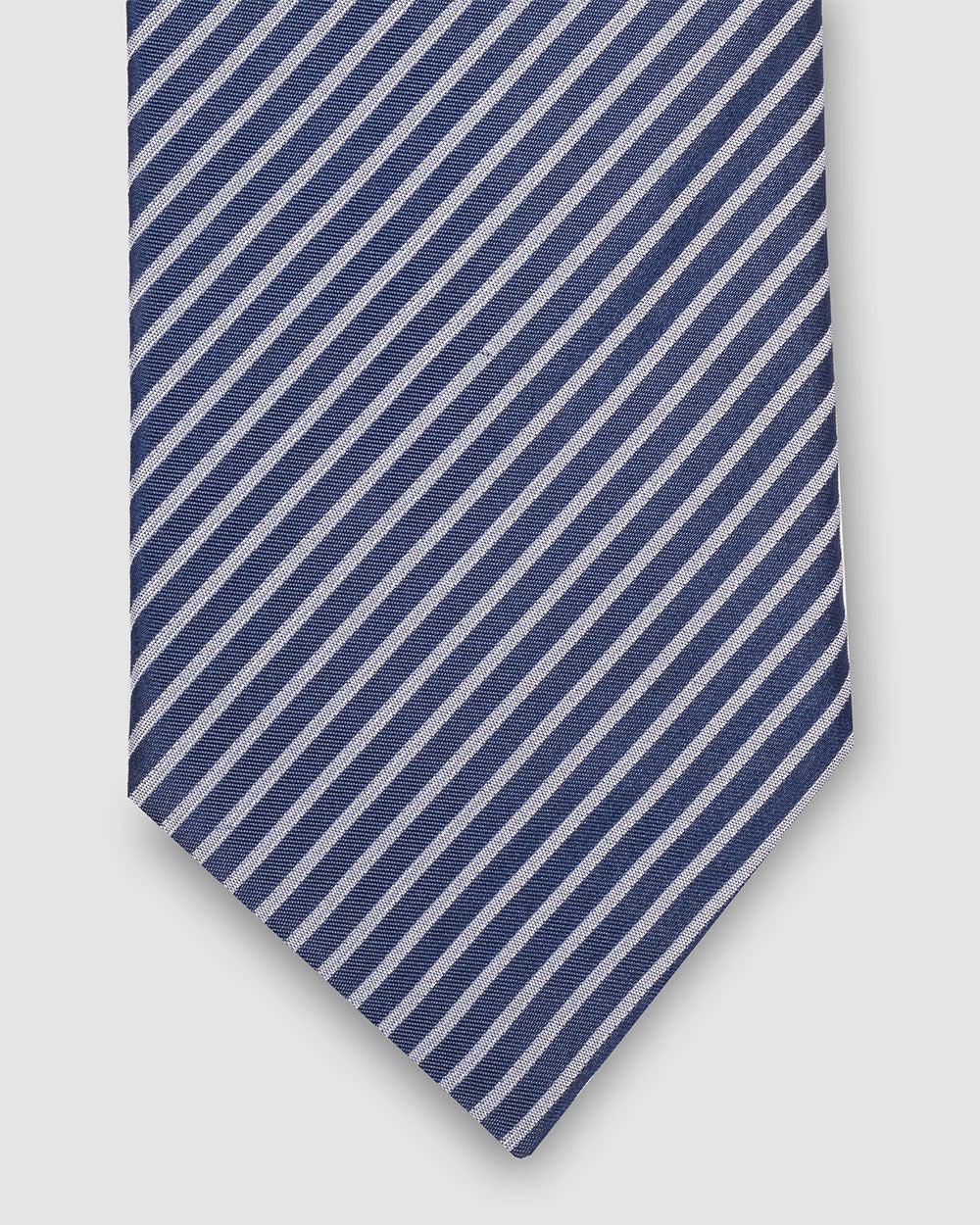 Corbata Azul Multirayas Gris