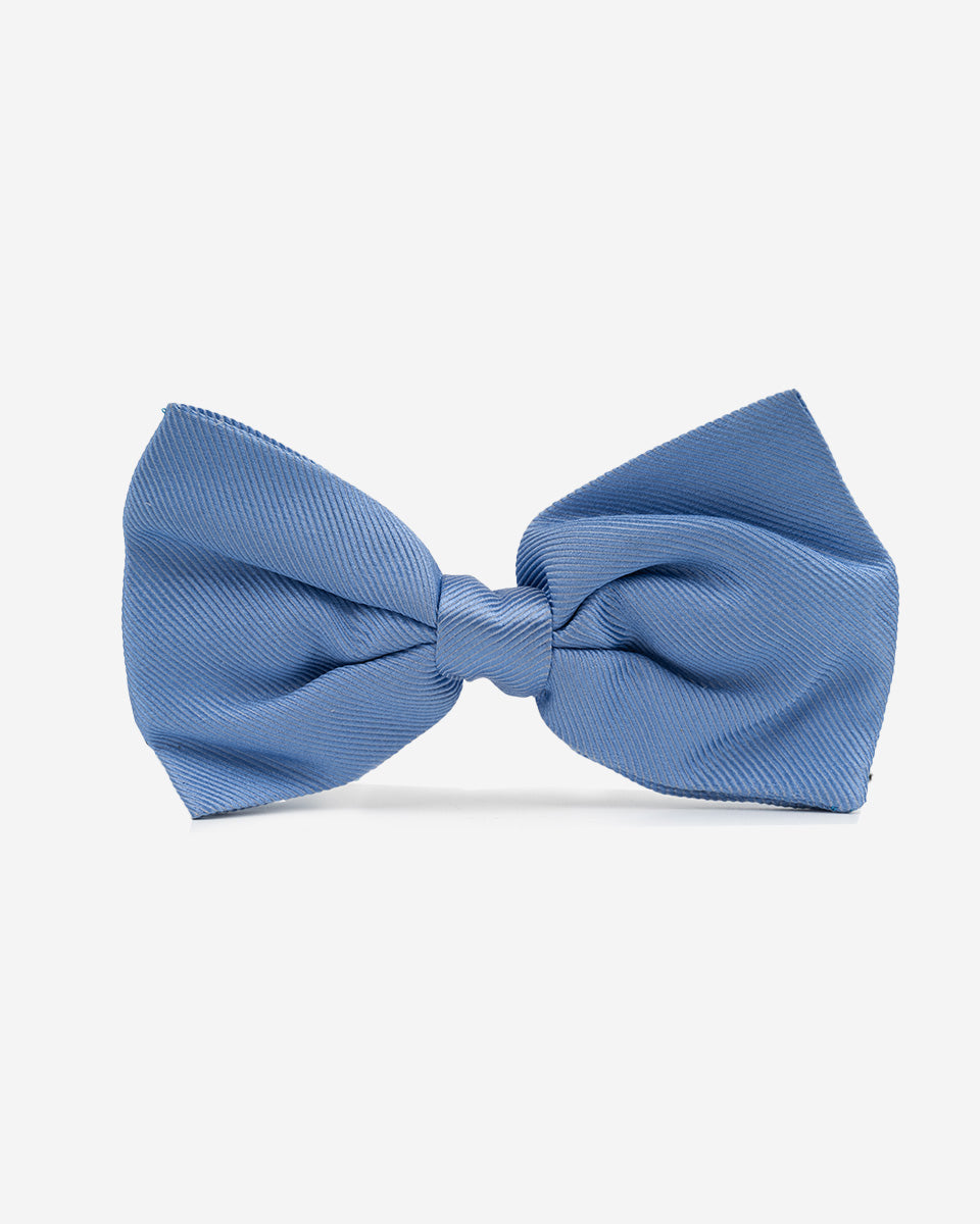 Solid color bow tie - Blue Gray