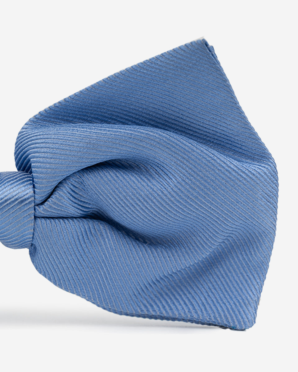 Solid color bow tie - Blue Gray