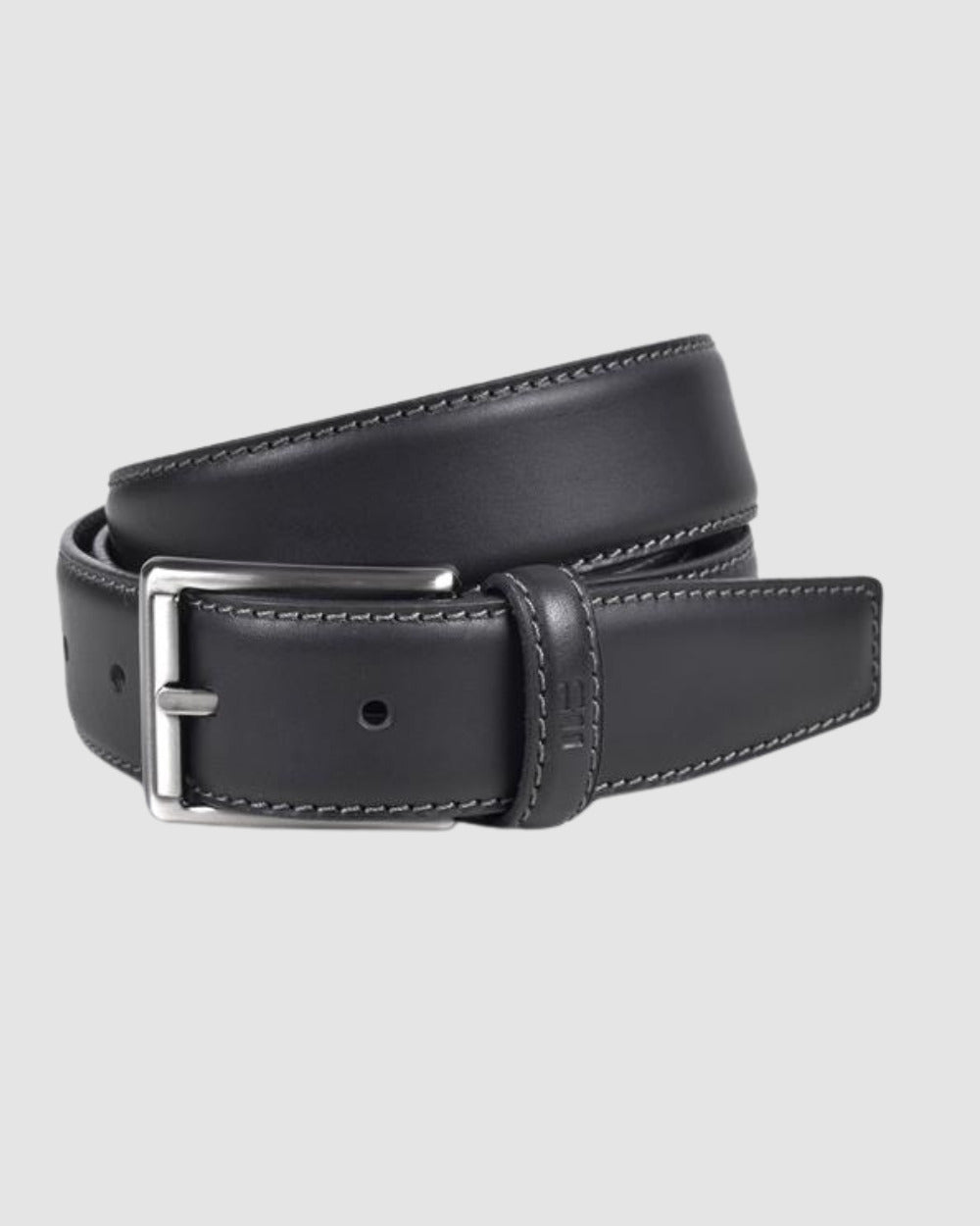 Correa De Vestir Cuero Negro