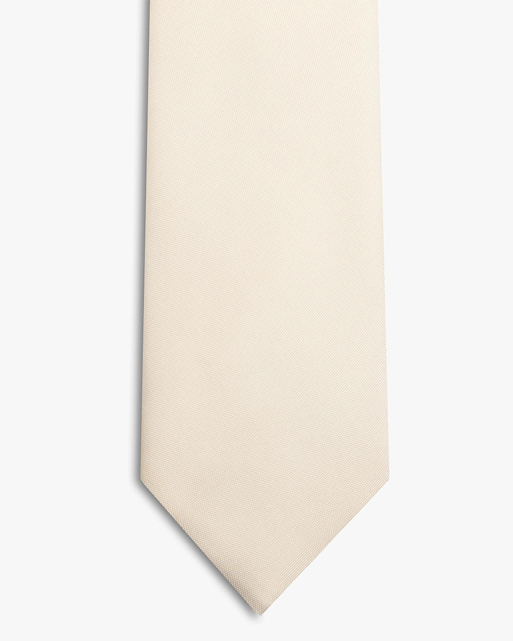 Corbata color Crema