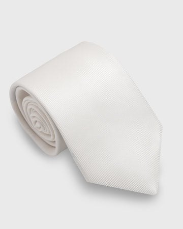 Corbata color Blanco