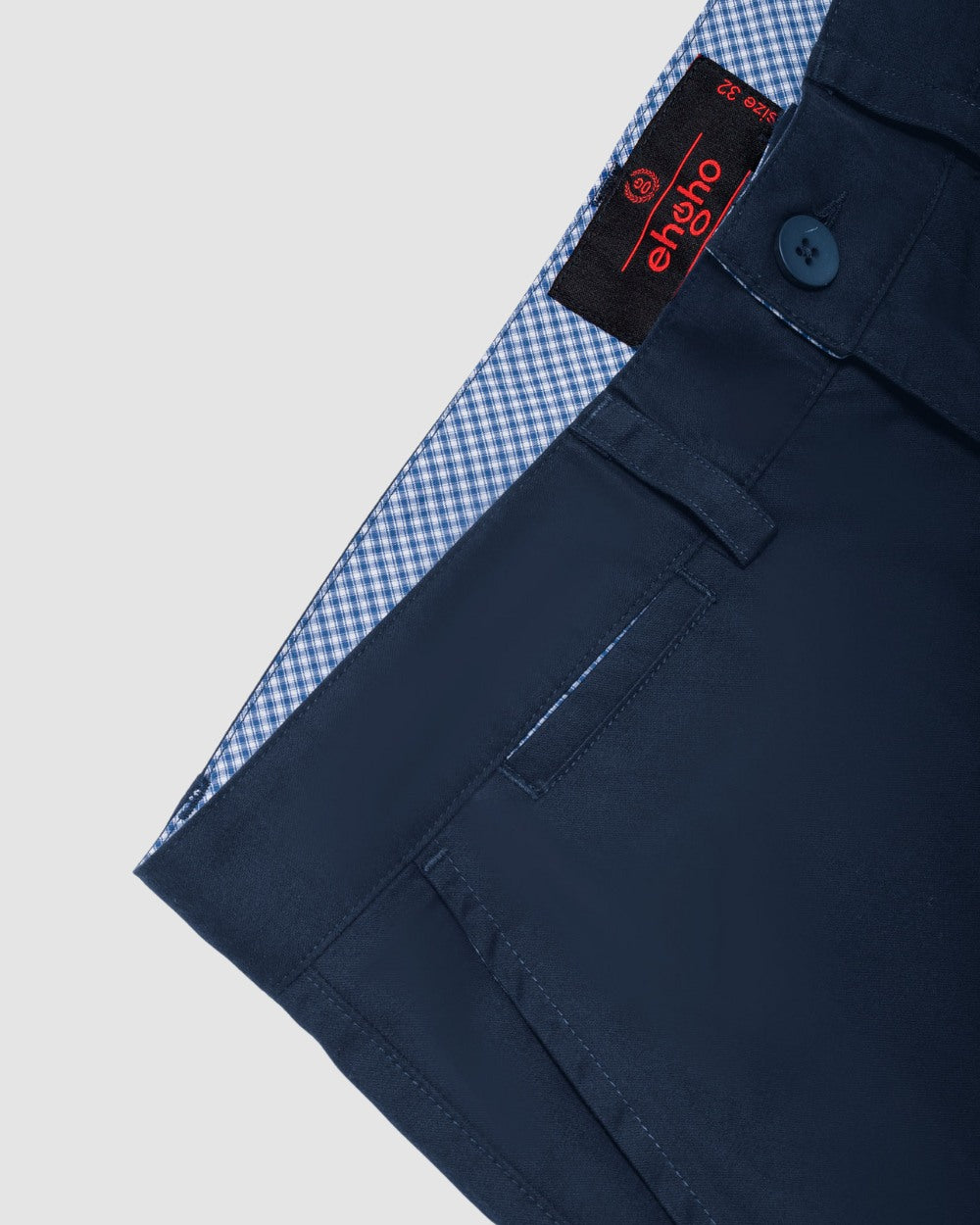 Pantalón Casual Chino Color Azul