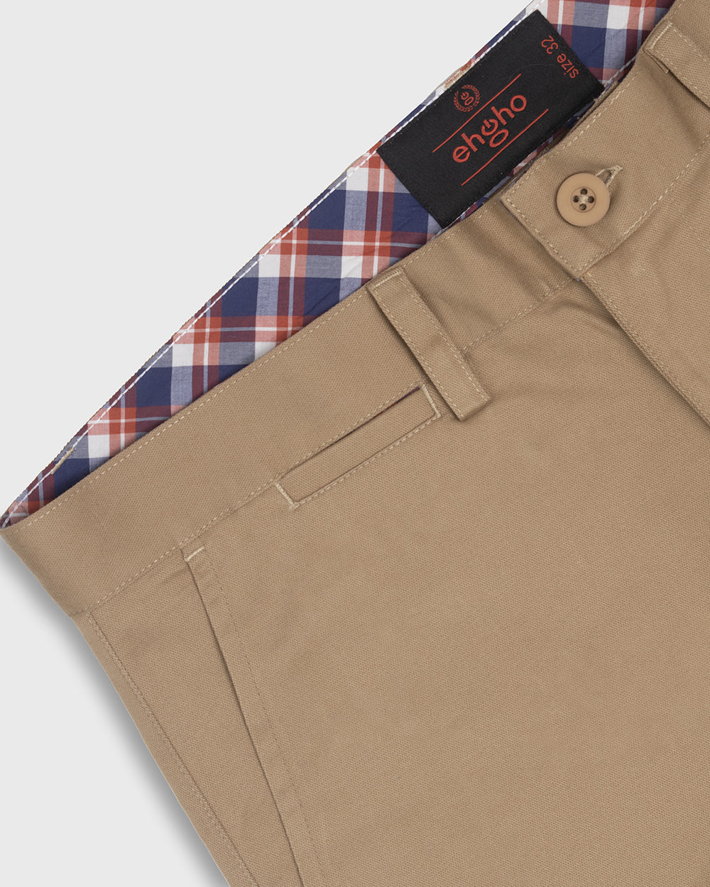 Pantalón Casual Chino Color Camel