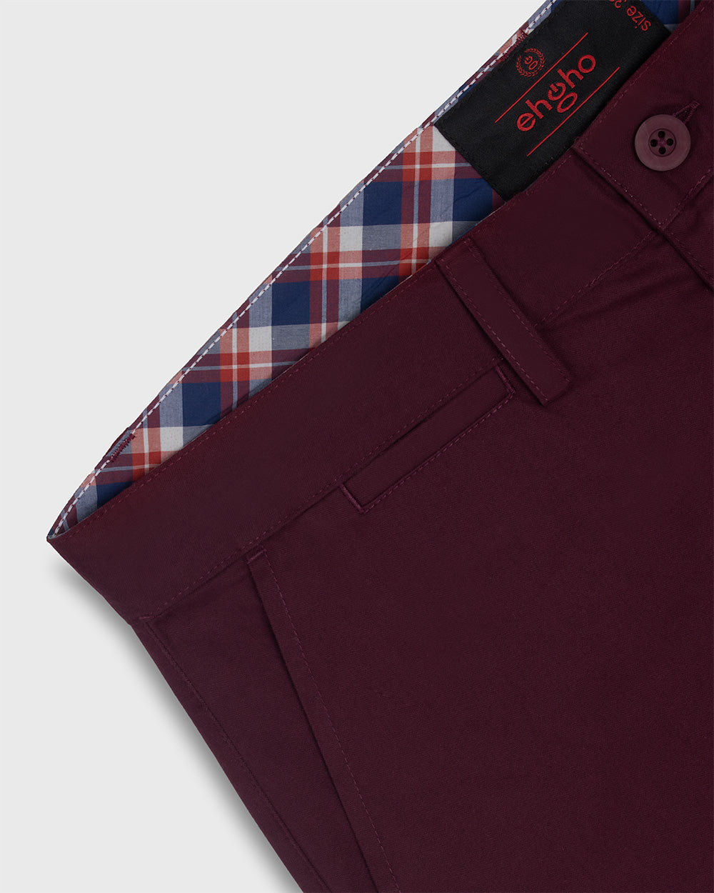 Pantalón Casual Chino Color Guinda
