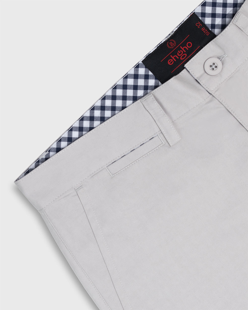 Pantalón Casual Chino Color Plomo Gris