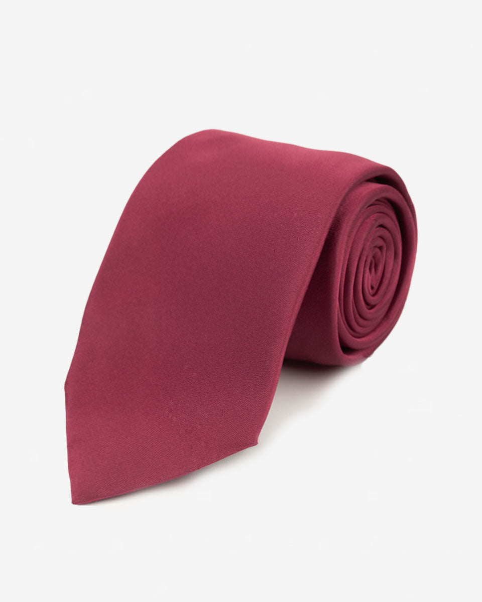 Corbata Color Frambuesa