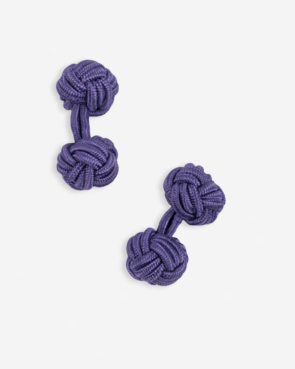 Gemelos de Seda - Morado