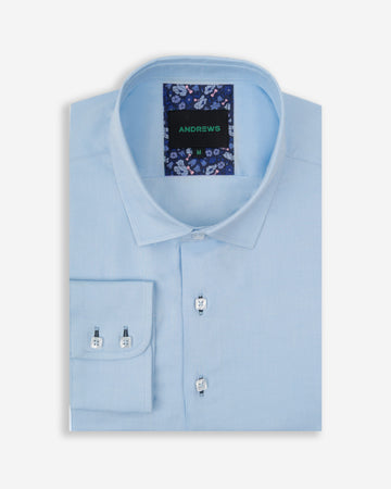Camisa Casual para Hombre Celeste - Colección Firenze