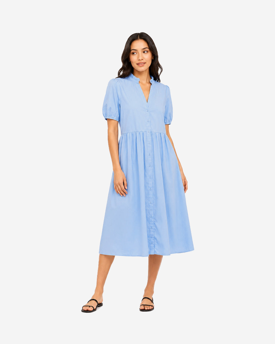 Vestido para Mujer An de Color Celeste