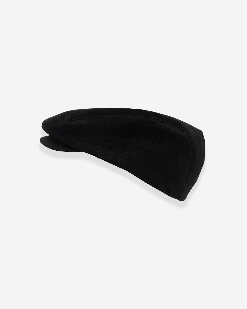 Boina para Hombre de Algodón - Negra con Cuadros