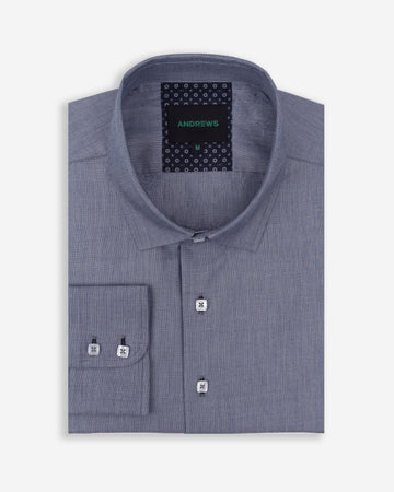 Camisa Casual para Hombre Plomo Gris - Colección Firenze
