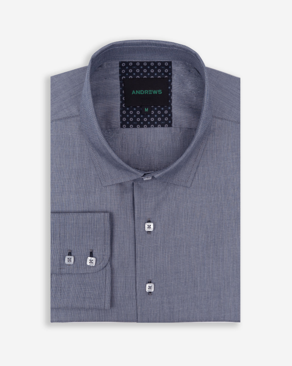Camisa Casual para Hombre Plomo Gris - Colección Firenze