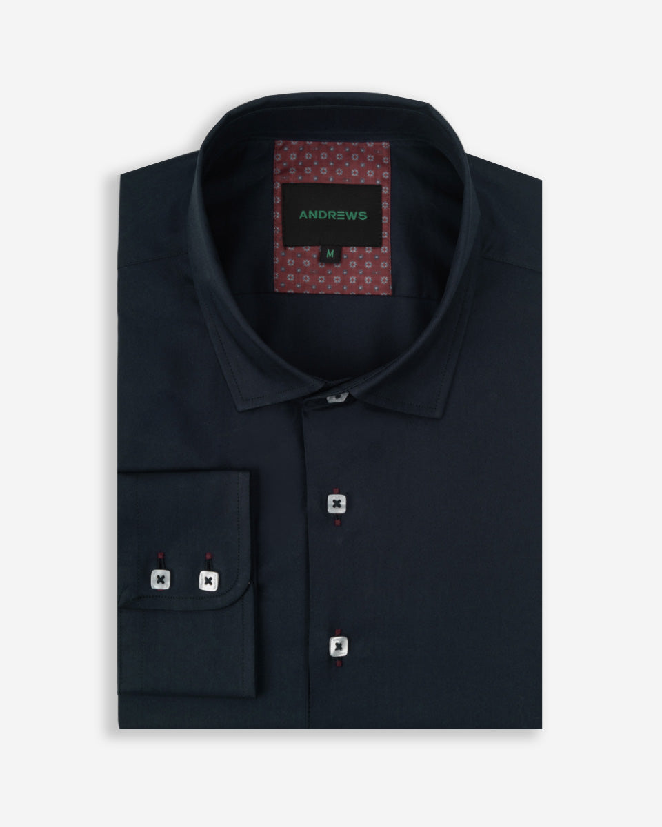 Camisa Casual para Hombre Azul - Colección Firenze