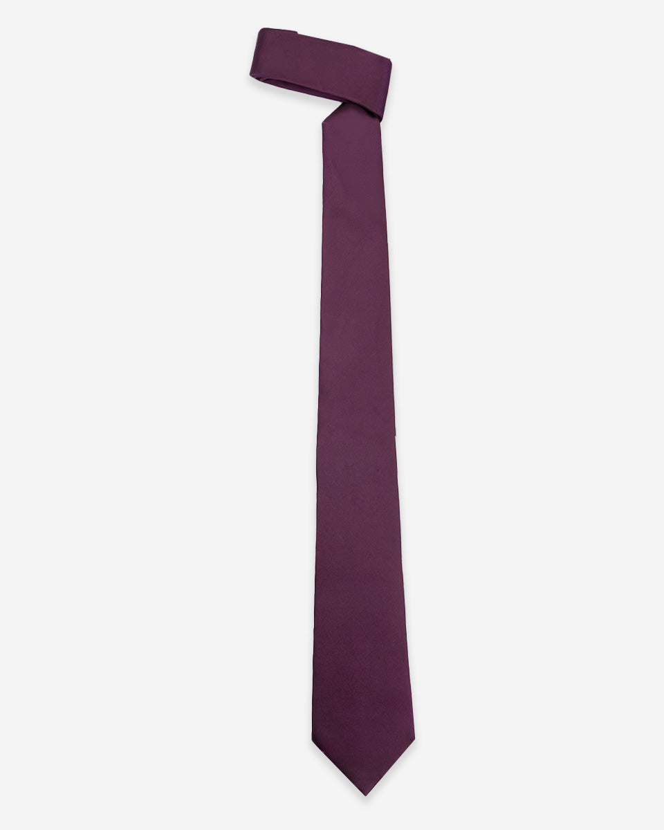 Corbata Color Violeta Sólido