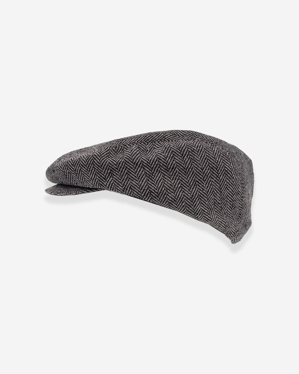 Boina de Lana para Hombre - Palo Rosa con Diseño Espiga
