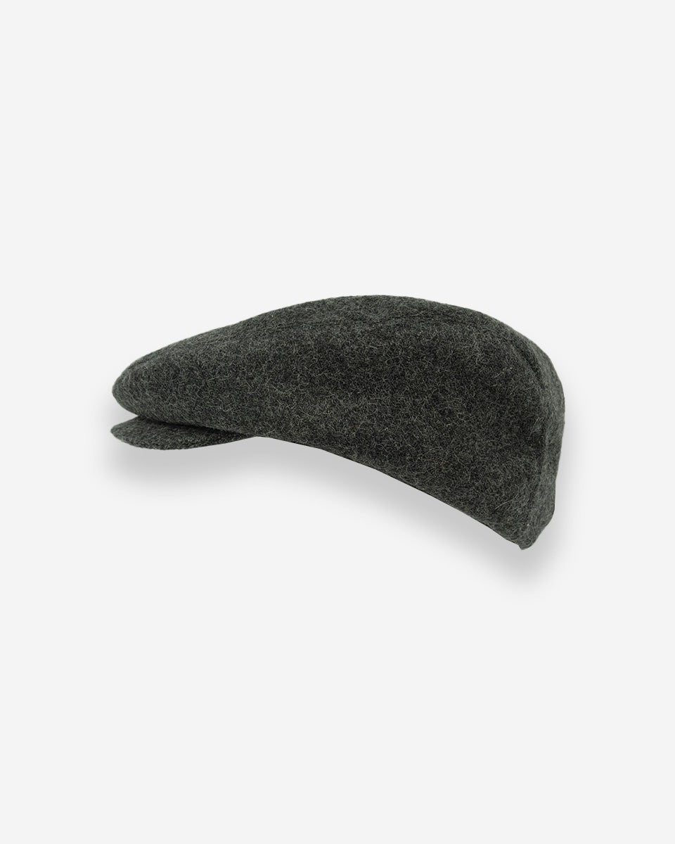 Boina de Lana para Hombre - Color Gris Oscuro Jaspeado