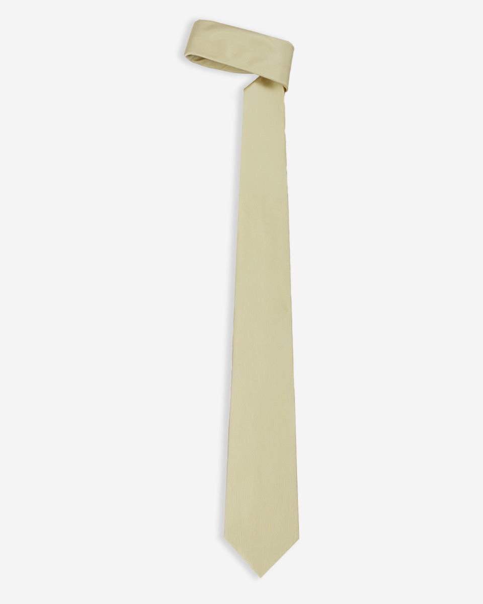 Corbata Color Champagne Sólido