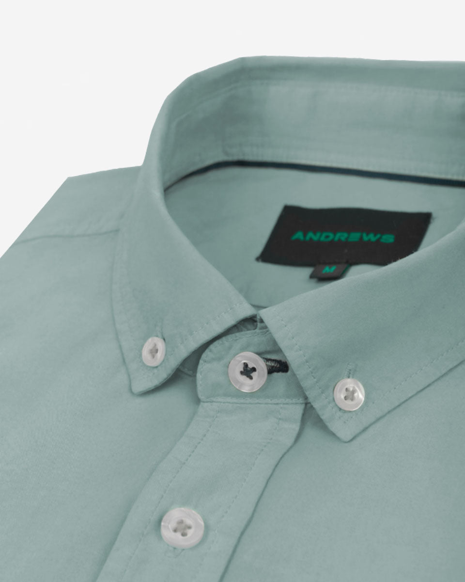 Camisa Casual Manga Corta Color Stone