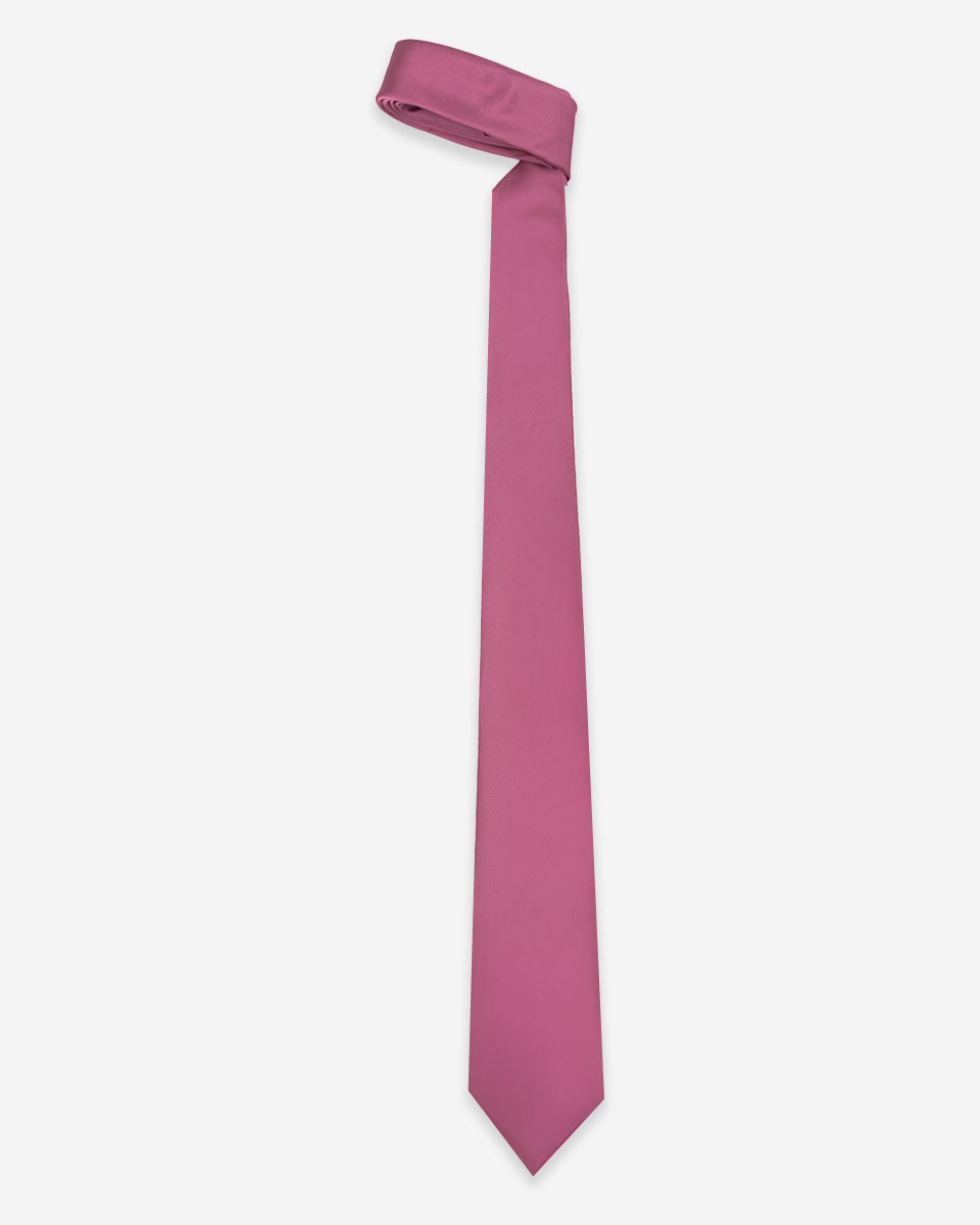 Corbata Color Fucsia Sólido