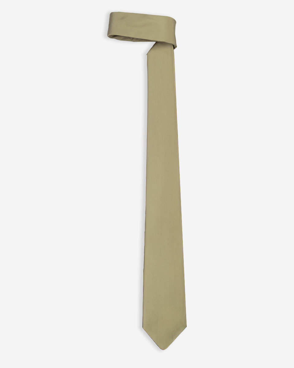 Corbata Color Camel Claro Sólido