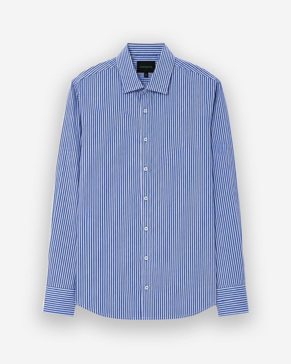 Camisa Casual para Hombre Azulino a Rayas - Portofino Collection