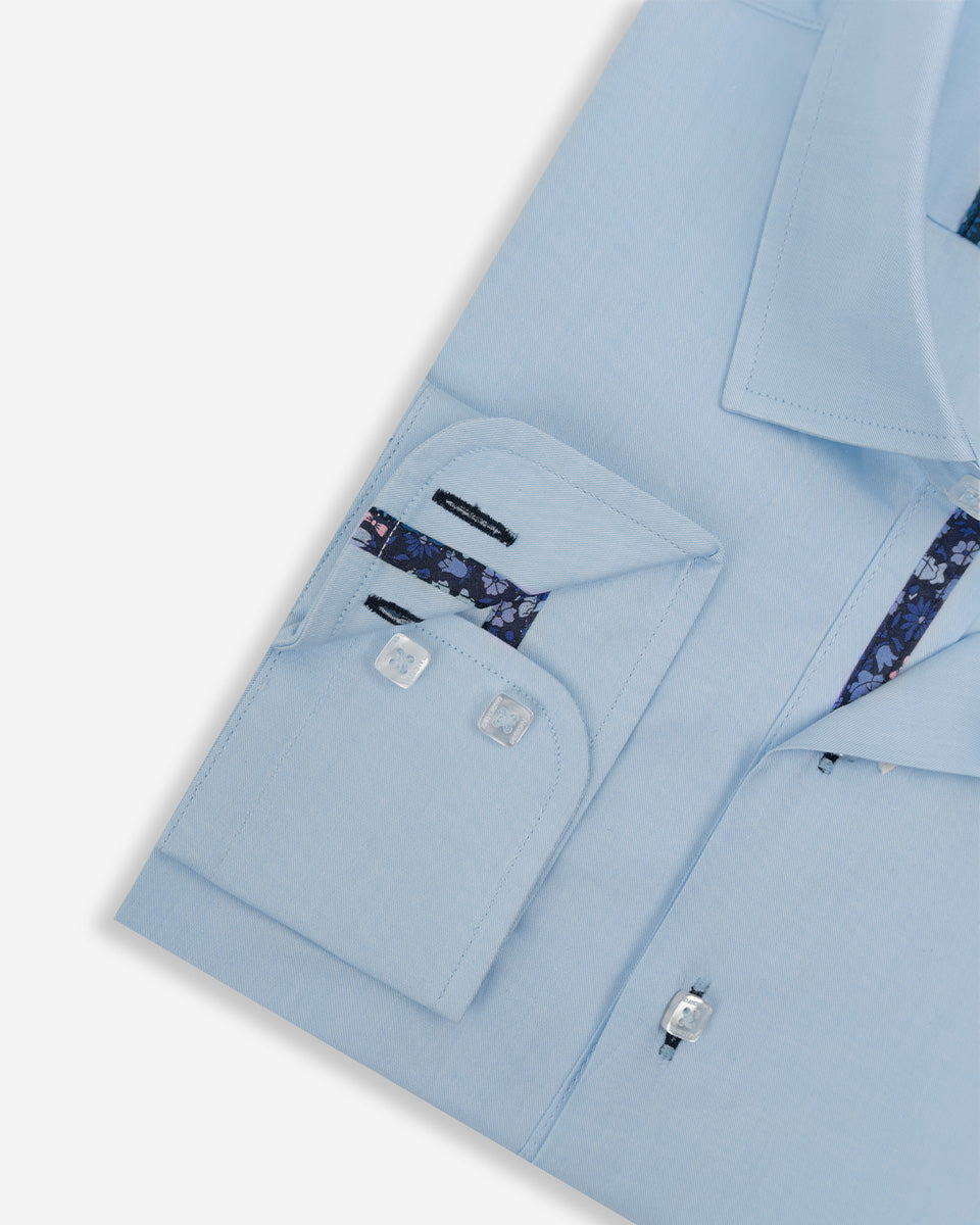 Camisa Casual para Hombre Celeste - Colección Firenze
