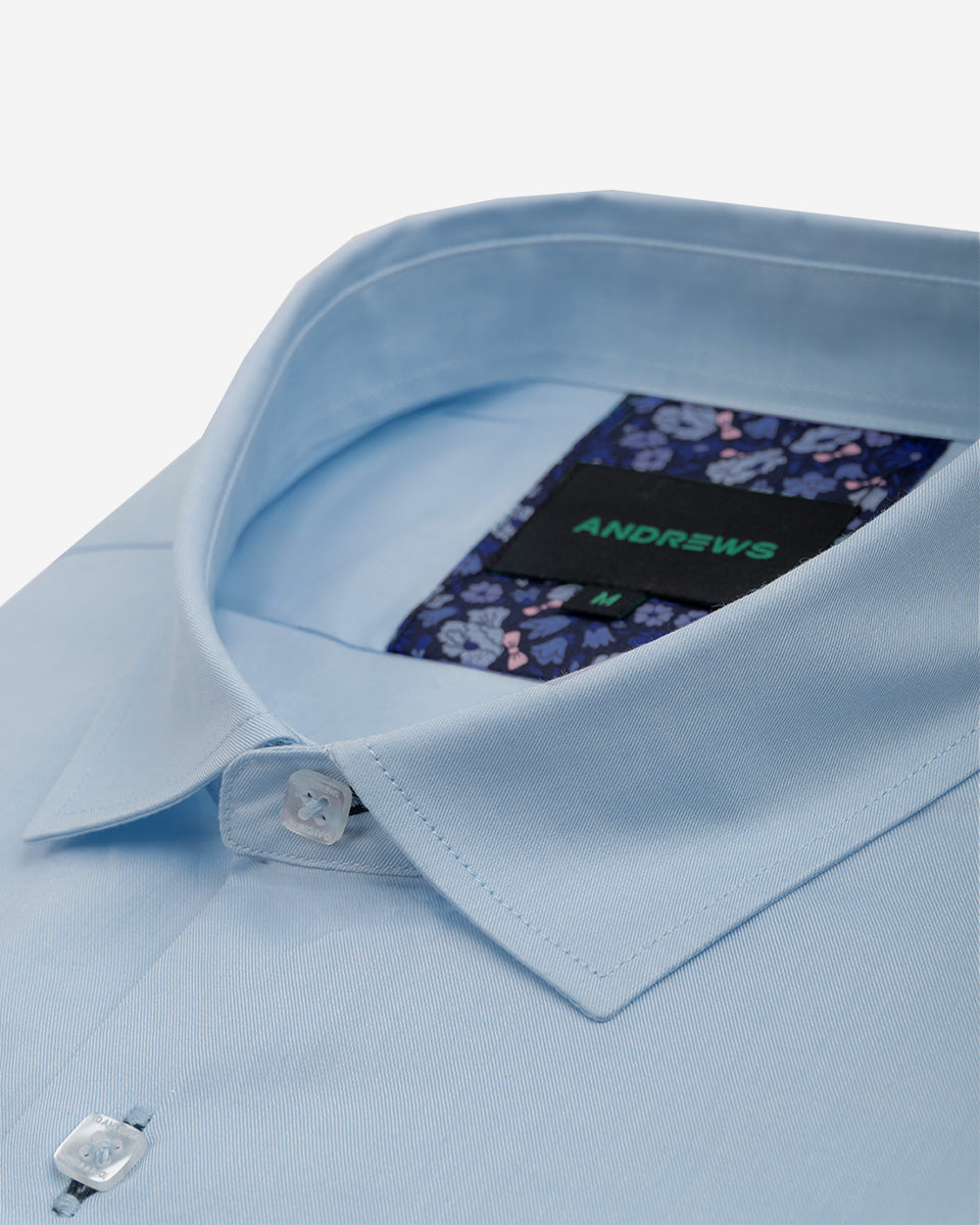 Camisa Casual para Hombre Celeste - Colección Firenze