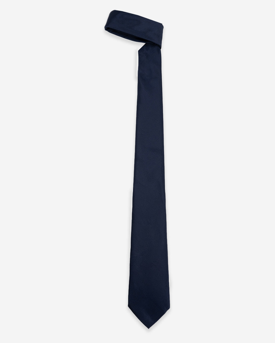 Corbata Color Azul Marino Sólido