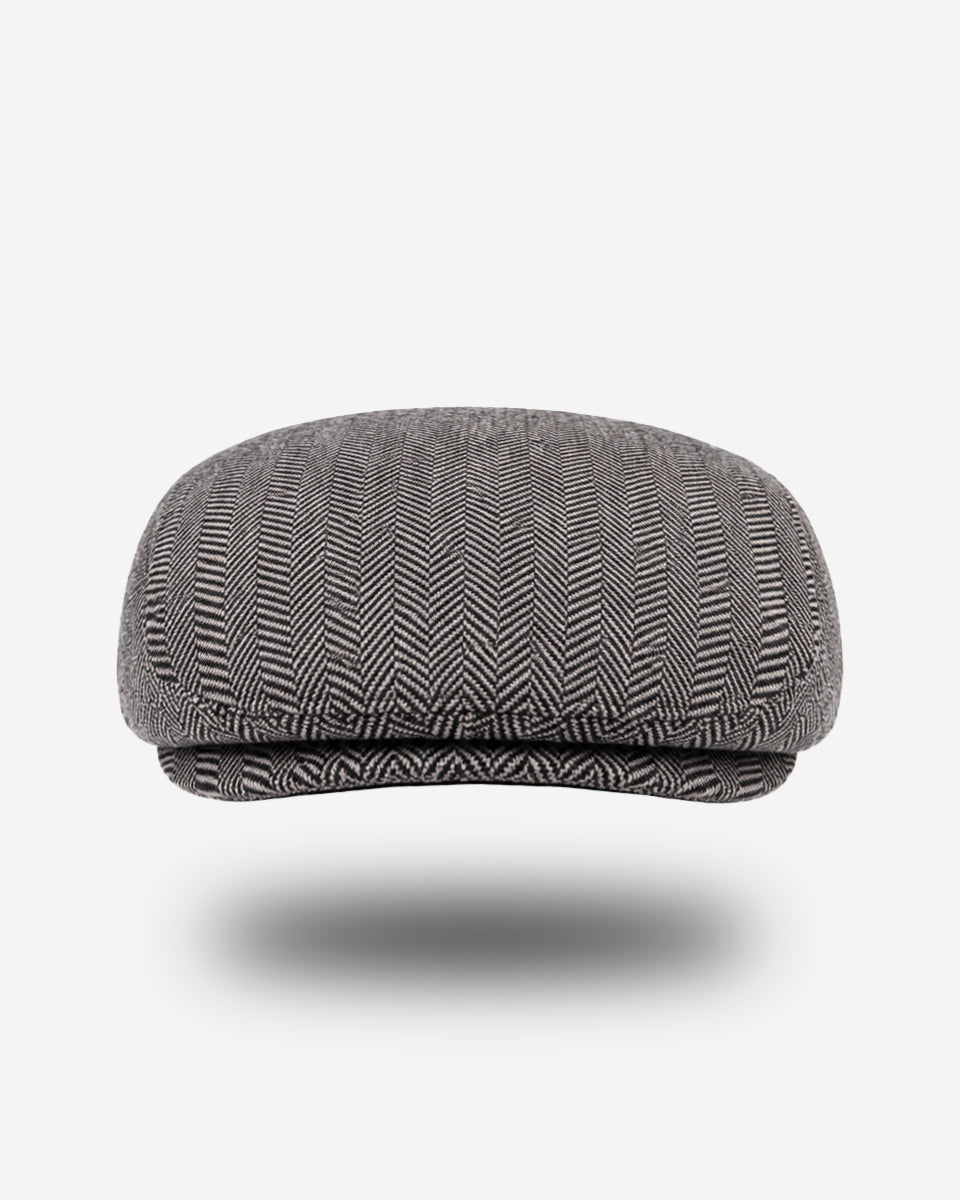 Boina de Lana para Hombre - Palo Rosa con Diseño Espiga