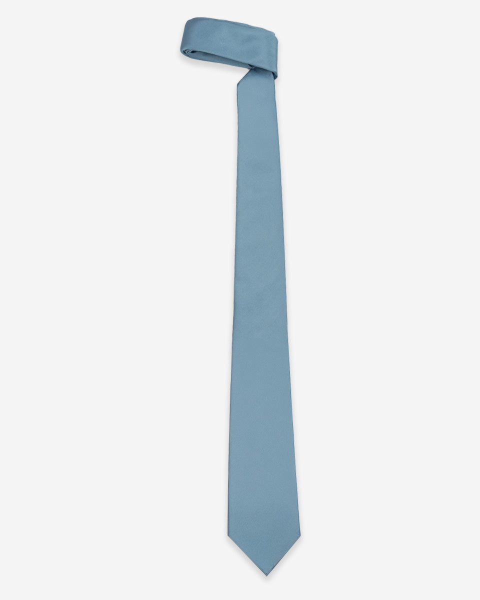 Corbata Color Celeste Cielo Sólido