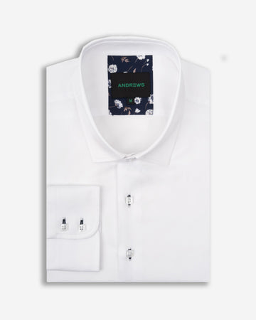 Camisa Casual para Hombre Blanco - Colección Firenze