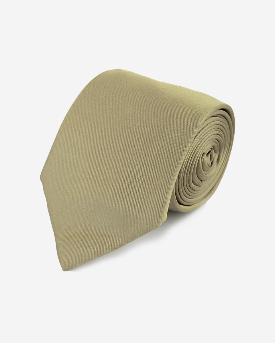 Corbata Color Camel Claro Sólido