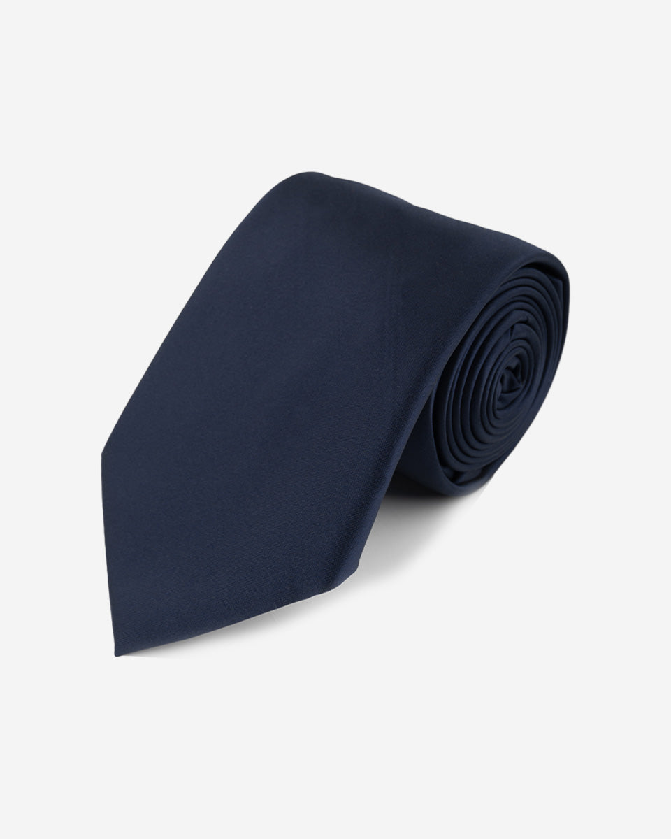 Corbata Color Azul Marino Sólido