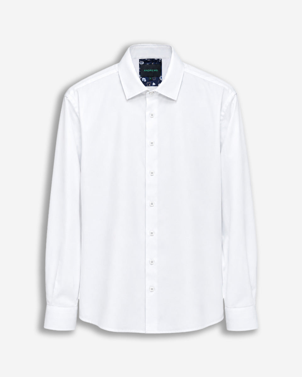 Camisa Casual para Hombre Blanco - Colección Firenze