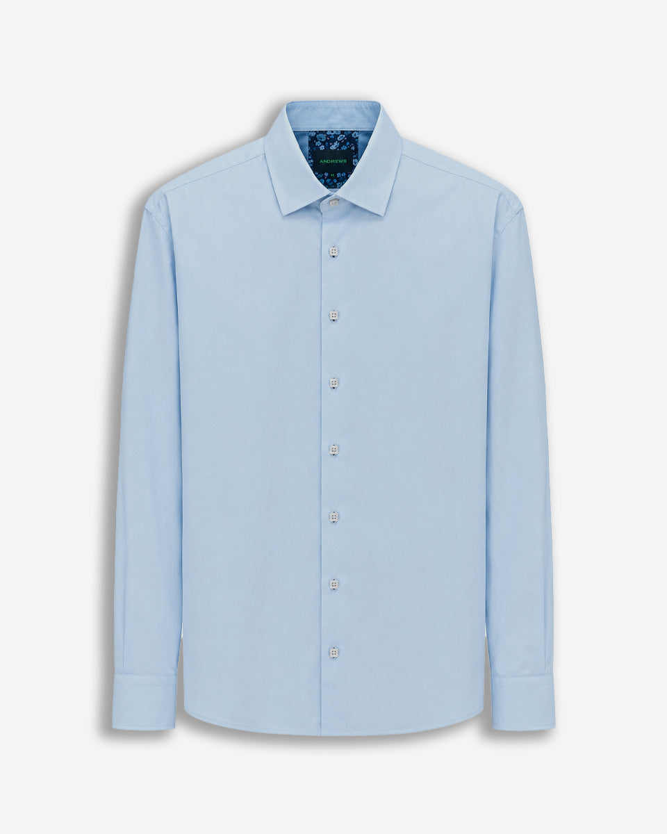 Camisa Casual para Hombre Celeste - Colección Firenze