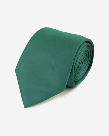 Corbata Color Verde Jade Sólido