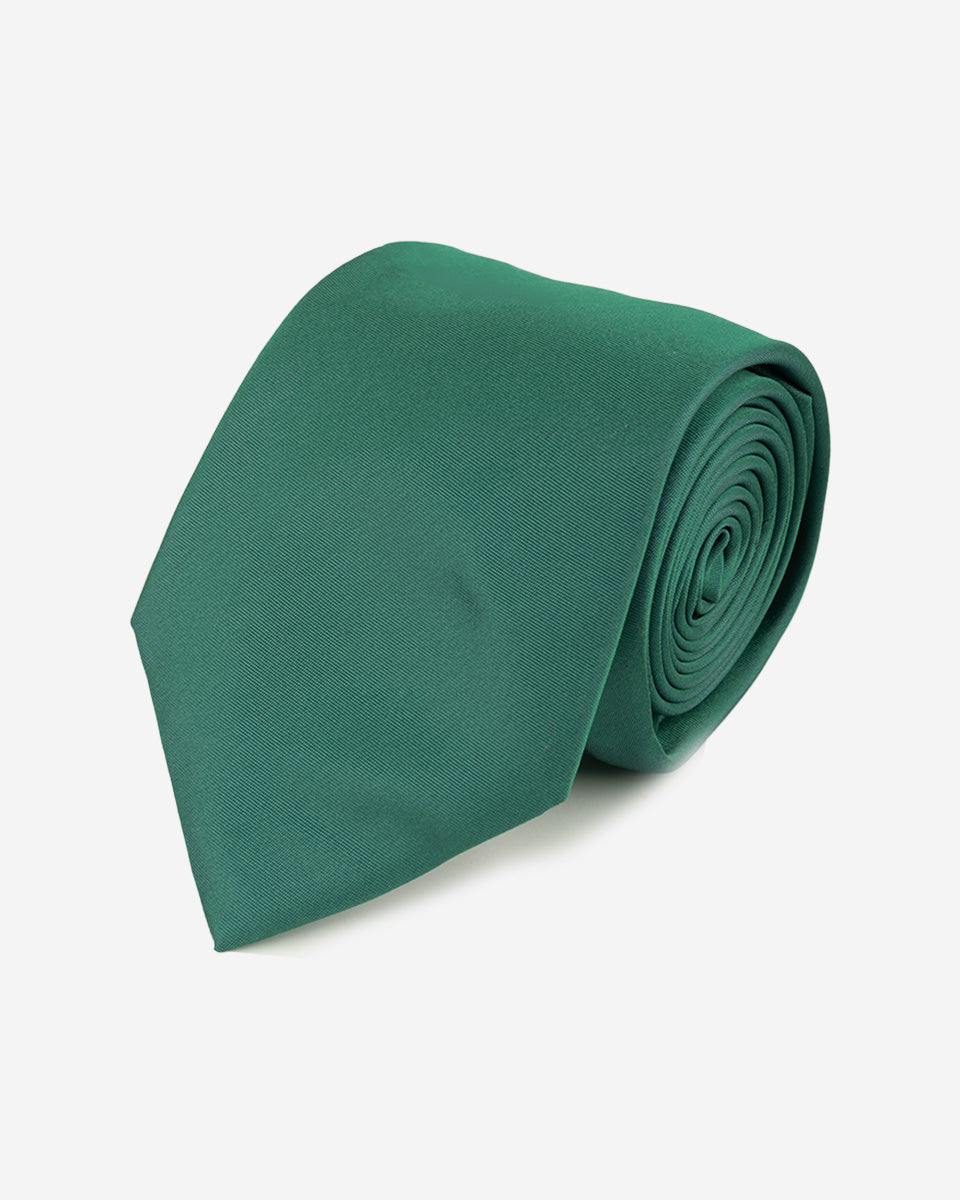 Corbata Color Verde Jade Sólido