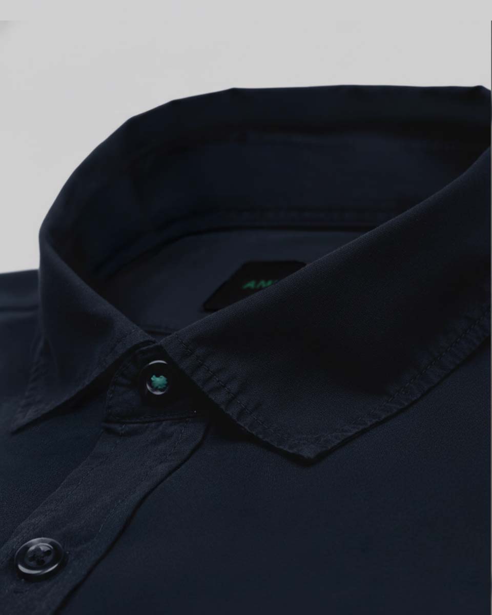 Camisa Casual Garment Dye - Azul