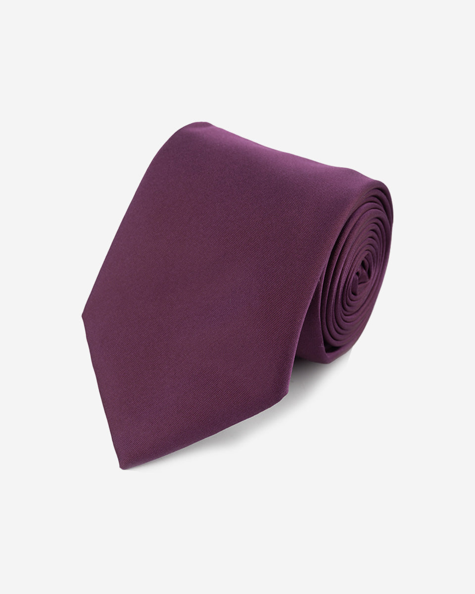 Corbata Color Violeta Sólido